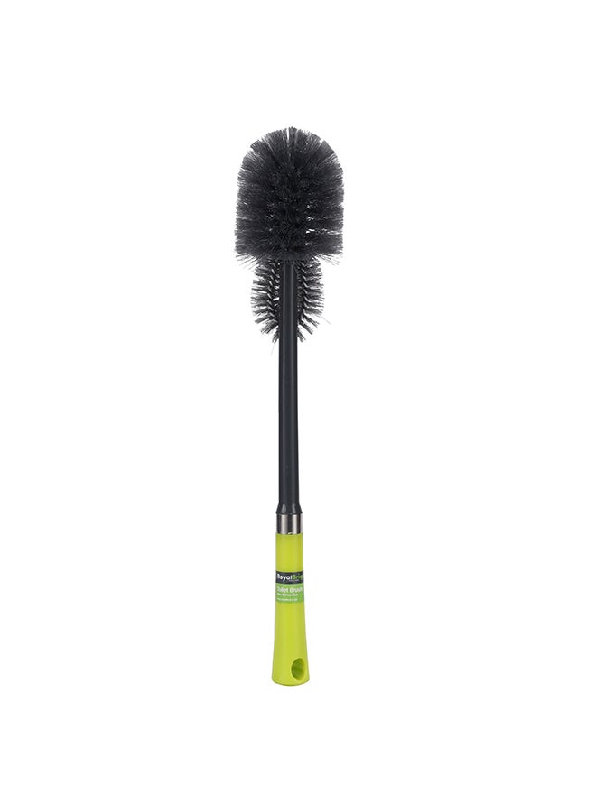 Royalford Toilet Brush RF6998GR Compact and Light-Weight Washroom Brushes Perfect for Cleaning Indian and Western Style Toilets with Long Handle - Image 1